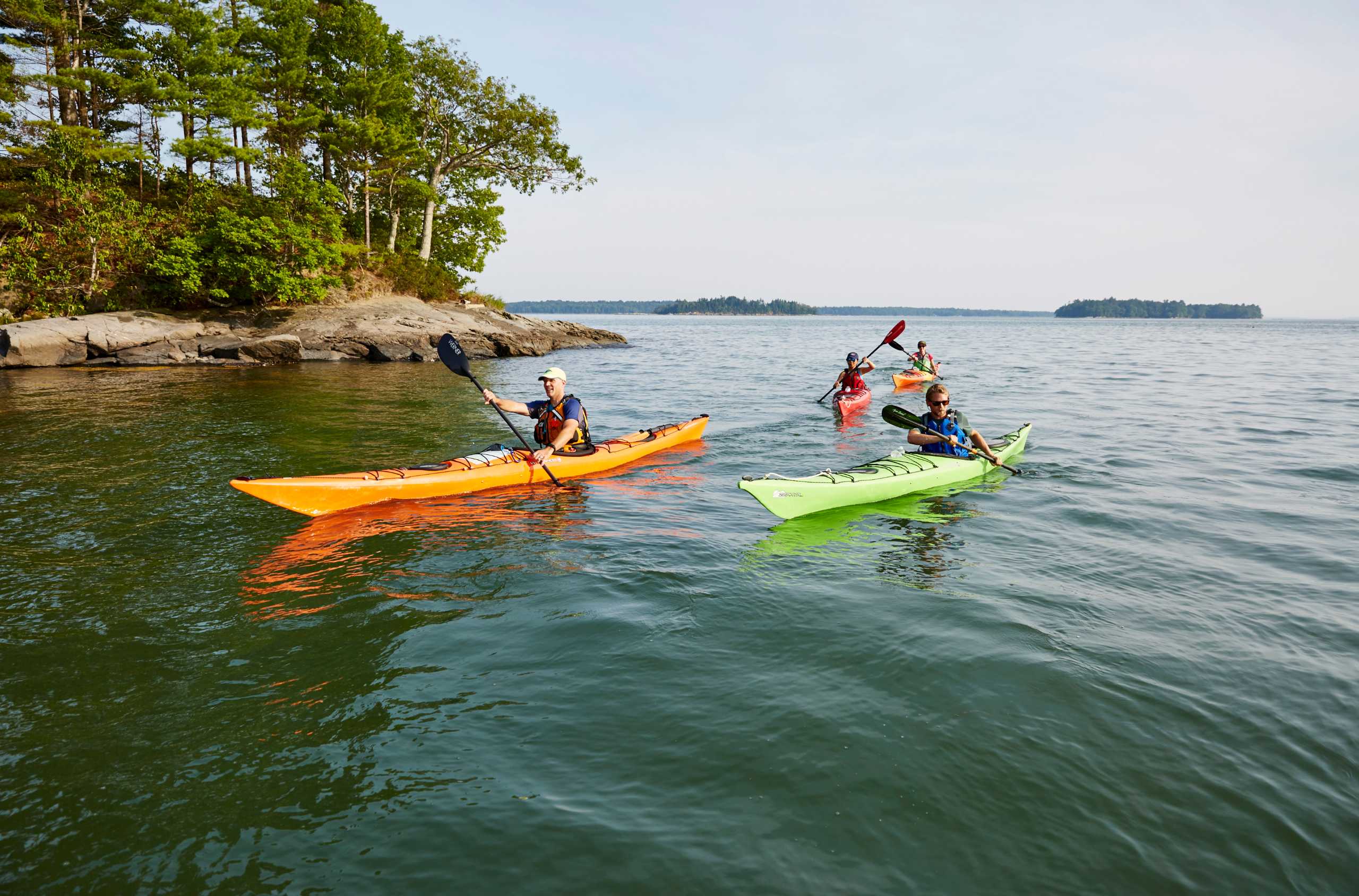 Maine Guided Kayak Tour, Solo Kayak