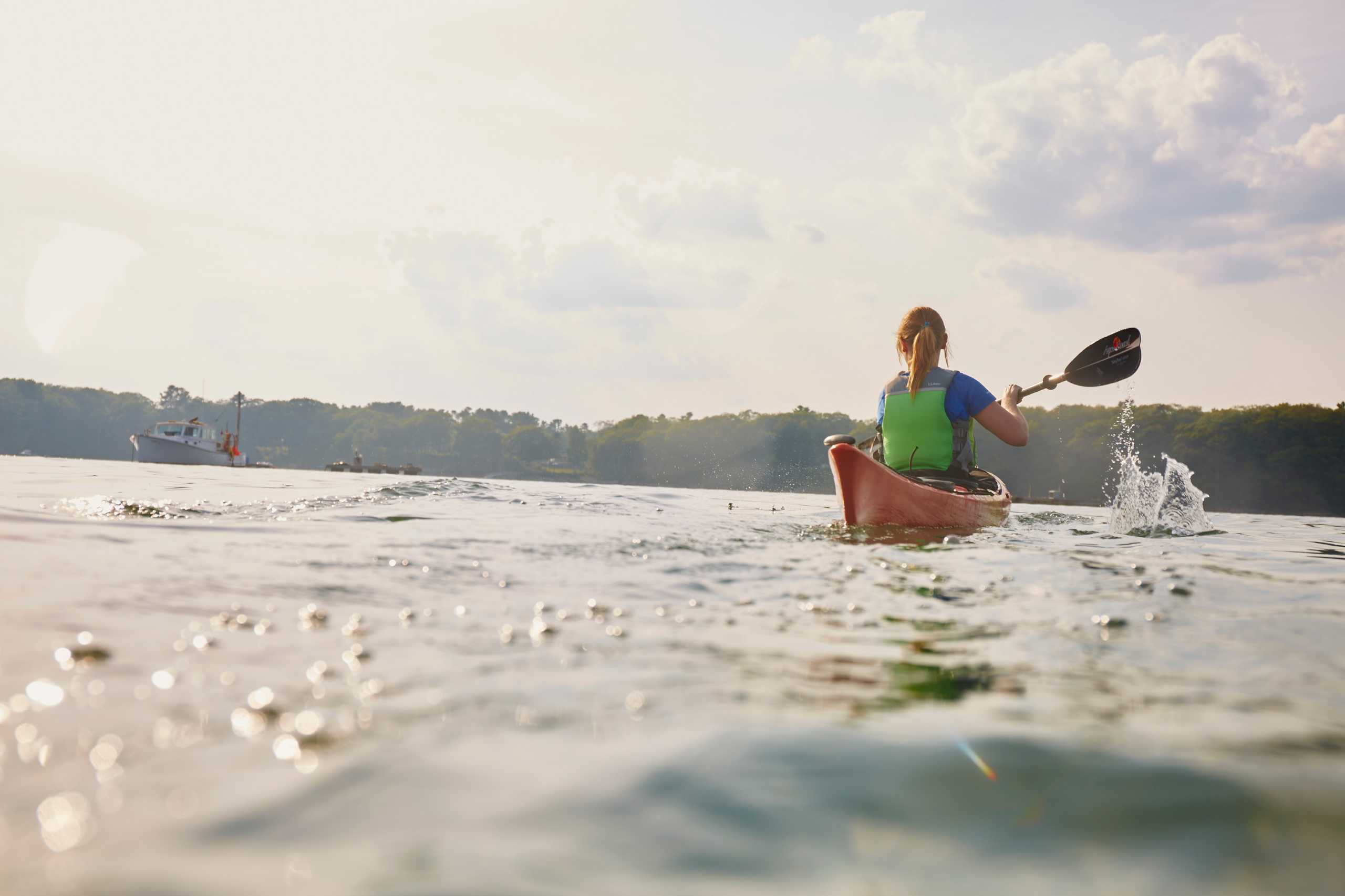 Maine Guided Kayak Tour, Solo Kayak
