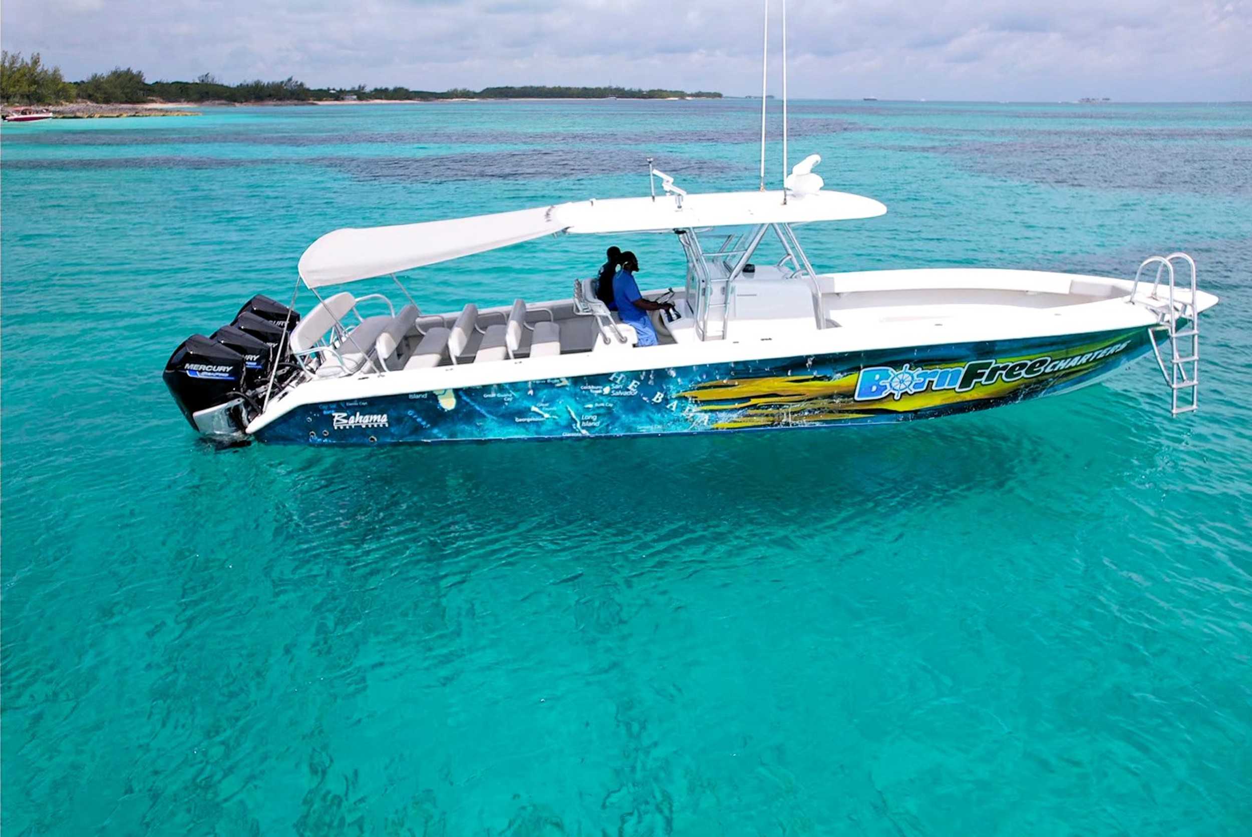 Private Nassau Speedboat Snorkel & Beach Escape - 41ft Jalapeno-4 hrs (1- 15pax) – photo 1 of 7
