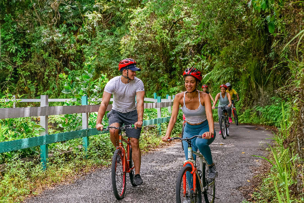 Blue Mountain Biking Hiking and Waterfall Tour from Montego Bay