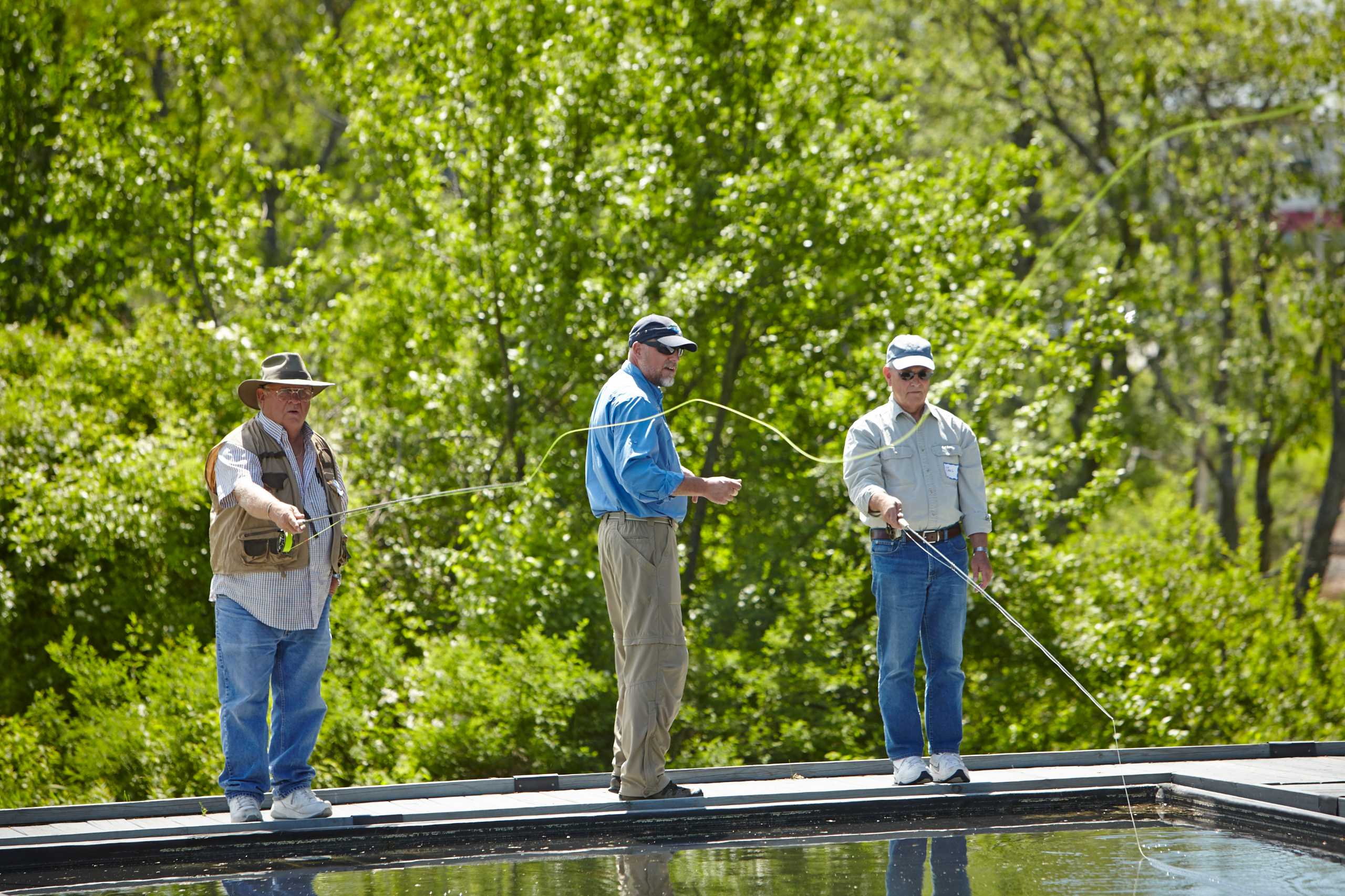 Introduction to FlyFishing Course at L.L.Bean's Private Pond