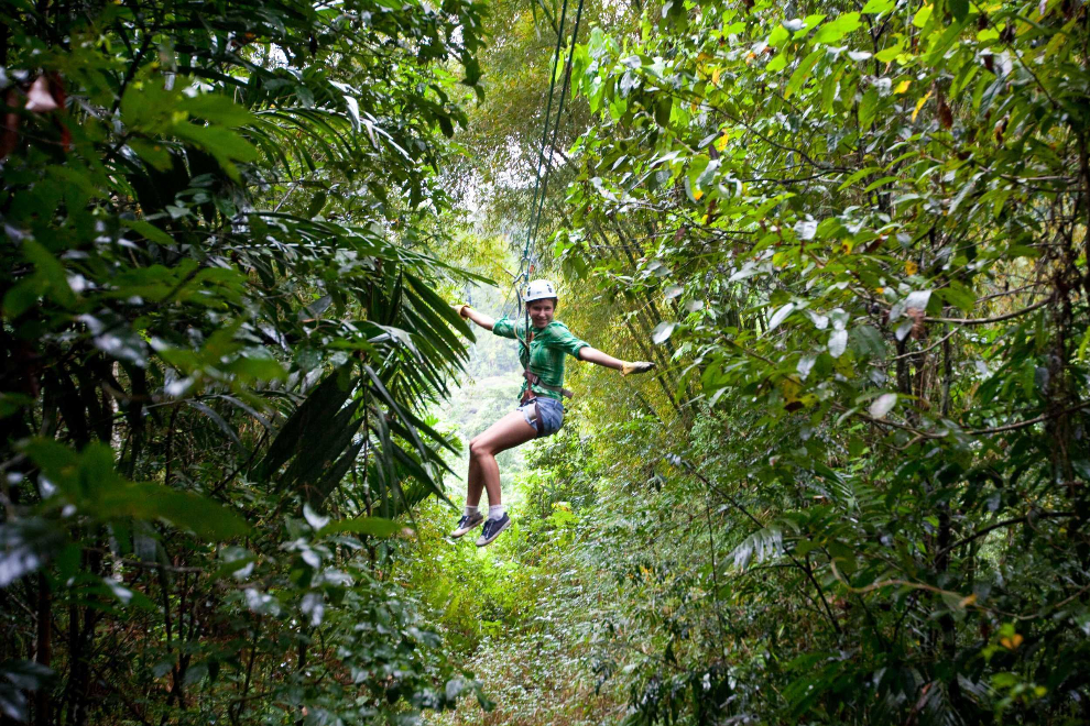 ziplining image