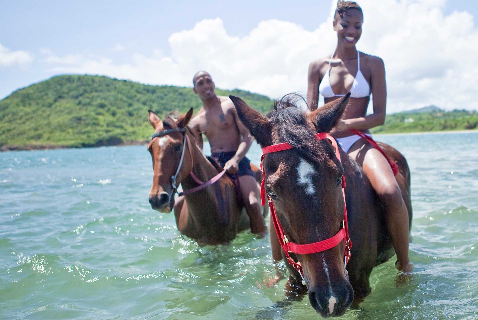 Private Horseback Beach Ride St. Lucia – photo 1 of 5